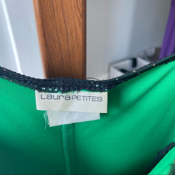 Laura Petite Small/Medium Green and Black Fairy dress - Picture 4 of 10